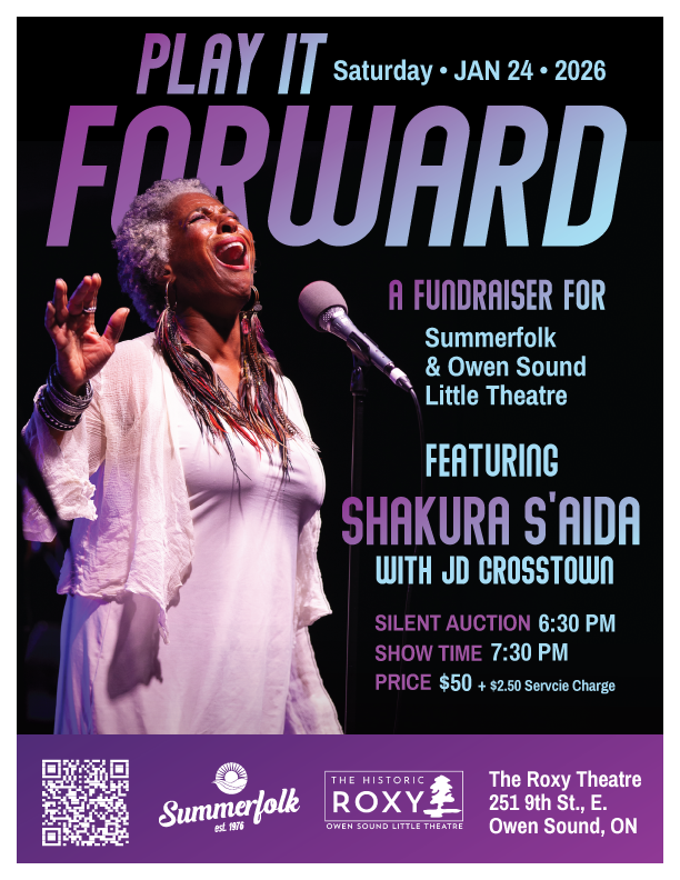 Event image Play It Forward: A Roxy and Summerfolk Fundraiser with Shakura S'Aida and JD Crosstown
